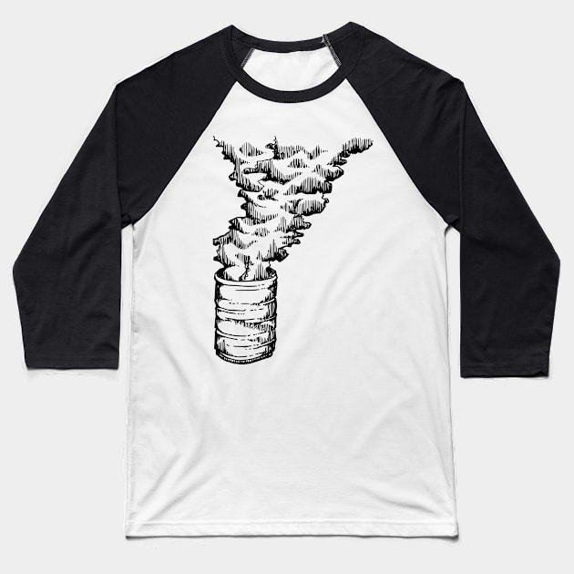 A Cup Of Tea Baseball T-Shirt by TKDoodle